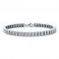 Diamond Bracelet 1/4 ct tw Round-cut Sterling Silver