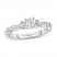Adrianna Papell Diamond Engagement Ring 3/8 ct tw 14K White Gold