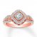 Diamond Ring 1/2 ct tw Round-cut 10K Rose Gold