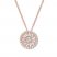 Emmy London Diamond Necklace 3/4 ct tw 14K Rose Gold