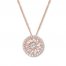 Emmy London Diamond Necklace 3/4 ct tw 14K Rose Gold