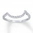 Previously Owned Diamond Wedding Band 1/5 ct tw Round-cut 14K White Gold