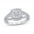 Diamond RIng 1/2 ct tw 10K White Gold