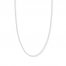 18" Singapore Chain 14K White Gold Appx. 1.7mm