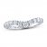 Leo Diamond Contour Ring 1/2 ct tw Round-cut 14K White Gold