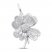 Dogwood Flower Sterling Silver