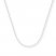 Cable Chain Necklace 14K White Gold 18" Length