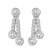 Ever Us Diamond Earrings 3/8 ct tw Round-cut 14K White Gold