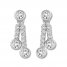 Ever Us Diamond Earrings 3/8 ct tw Round-cut 14K White Gold