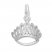 Tiara Charm Sterling Silver