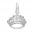 Tiara Charm Sterling Silver