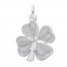 4 Leaf Clover Charm Sterling Silver