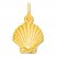 Sea Shell Charm 14K Yellow Gold