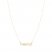 Mama Script Necklace 10K Yellow Gold 18"
