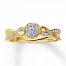 Previously Owned Ring 1/6 ct tw Diamonds 10K Yellow Gold
