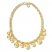 Dangling Bead Necklace Bronze/14K Yellow Gold-Plated