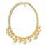 Dangling Bead Necklace Bronze/14K Yellow Gold-Plated