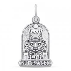 Nutcracker Charm Sterling Silver