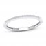 Diamond Wedding Band 1/20 ct tw Round-cut 10K White Gold