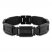 Men's Black Diamond Bracelet 1 ct tw Stainless Steel/Black Ion Plating 8.5"