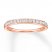 Previously Owned Diamond Anniversary Band 3/8 ct tw Round-cut 14K Rose Gold
