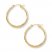 Hoop Earrings 14K Yellow Gold 25mm