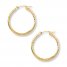 Hoop Earrings 14K Yellow Gold 25mm