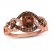 Le Vian Chocolate Quartz Ring 1/4 ct tw Diamonds 14K Gold