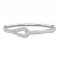 Love + Be Loved Diamond Bangle Bracelet 4 ct tw 14K White Gold