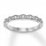 Diamond Wedding Band 1/8 ct tw Round-cut 14K White Gold