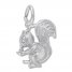 Squirrel Charm Sterling Silver