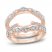 Diamond Enhancer Ring 1-1/3 ct tw Round-cut 14K Rose Gold