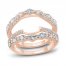 Diamond Enhancer Ring 1-1/3 ct tw Round-cut 14K Rose Gold