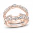 Diamond Enhancer Ring 1-1/3 ct tw Round-cut 14K Rose Gold