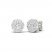 Lab-Created Diamonds by KAY Stud Earrings 1-1/2 ct tw Round-Cut 14K White Gold