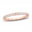 Diamond Wedding Band 1/5 ct tw Round-Cut 14K Rose Gold