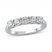 Lab-Created Diamonds by KAY Anniversary Ring 1 ct tw 14K White Gold