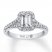 Leo Diamond Engagement Ring 1-3/8 ct tw 14K White Gold