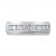 Lab-Created Diamonds by KAY Men's Wedding Band 1 ct tw 14K White Gold