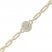 Diamond Paperclip Bracelet 1/3 ct tw Round-cut 10K Yellow Gold 7.25"