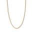 24" Curb Chain 14K Yellow Gold Appx. 4.4mm