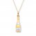 Champagne Bottle Necklace 10K Yellow Gold