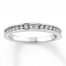 Diamond Wedding Band 1/4 ct tw 14K White Gold