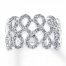Previously Owned Diamond Fashion Ring 3/4 Carat tw 14K White Gold