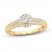 Diamond Engagement Ring 3/8 ct tw Round-cut 14K Yellow Gold