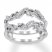 Diamond Enhancer Ring 1/5 ct tw Round-cut 14K White Gold