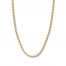 30" Textured Rope Chain 14K Yellow Gold Appx. 4.4mm