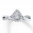 Previously Owned Diamond Ring 3/8 ct tw Round 14K White Gold