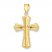 Cross Charm 14K Yellow Gold