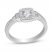 Diamond Ring 5/8 ct tw 10K White Gold